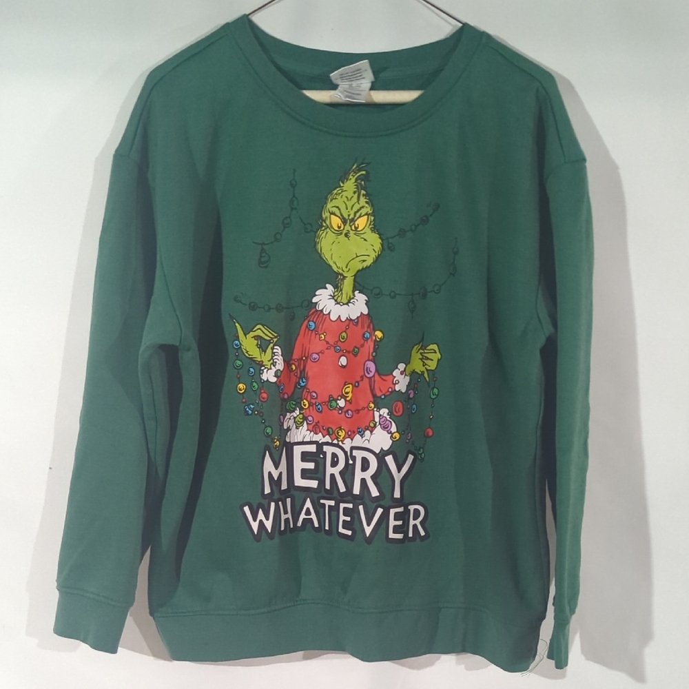 Festive Green Grinch Sweater